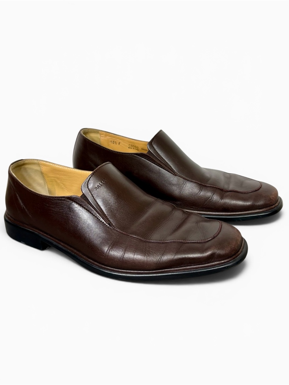 Bally Caddo Brown Slip On Loafers- men’s 10.5 F